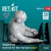 RESKIT RSF48-0134 Female driver for A/S-32A-31A Mule Tow Tractor (scene 2) (1 pcs) (3D Printed) (1/48)